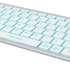 Клавиатура A4TECH Fstyler FX61,  USB, белый [fx61 white]